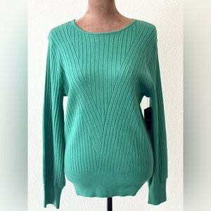 Liverpool Emerald Heather Ribbed Women's Sweater